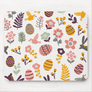 Floral Easter Spring Pattern   Mousepad Muismat
