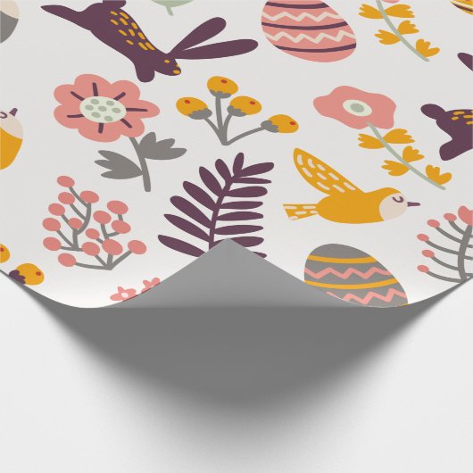 Floral Easter Spring Pattern | Papier voor onmidde (Hoek)