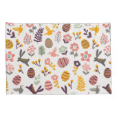 Floral Easter Spring Pattern | Proefcase Kussensloop (Achterkant-Rechts)