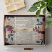 Floral Edges Dictionary Paper-lospage Tissuepapier (Geschenk)