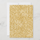 Floral Eerste verjaardag: Girl Pink Gold Rozen Kaart (Achterkant)