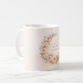 Floral Eid Mubarak Mug – Blush Pink Islamic Gift f (Devant gauche)