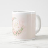Floral Eid Mubarak Mug – Blush Pink Islamic Gift f (Devant droit)