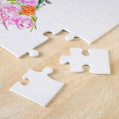 Floral eiffeltoren legpuzzel (Zijkant)