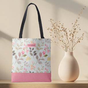 Floral Elegance Boho élégant Sac fourre-tout migno