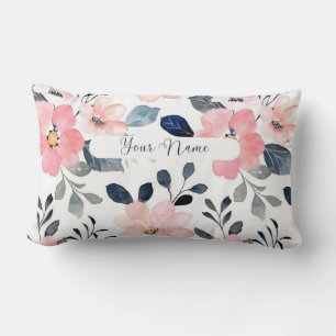"Floral Elegance: gepersonaliseerd kussenontwerp m Kussen