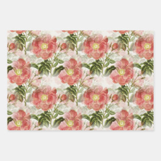 Floral Elegance Inpakpapier Vel