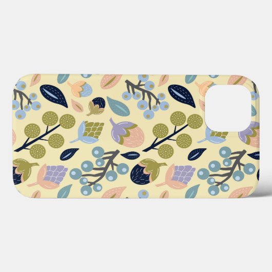 Floral Elegance iPhone Case (Achterkant (horizontaal))