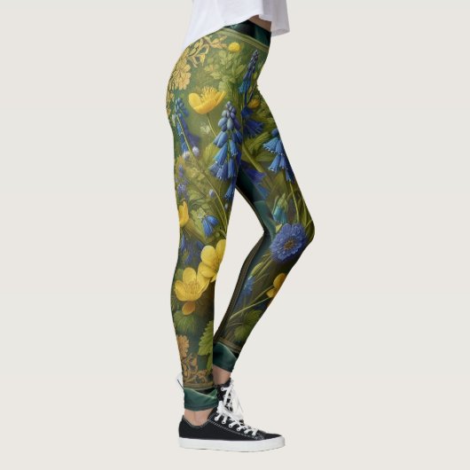 Floral Elegance Leggings (Rechts)