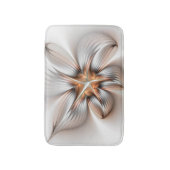 Floral Elegance Modern Abstract Fractal Art Badmat (Voorkant Verticaal)