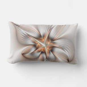 Floral Elegance Modern Abstract Fractal Art Buitenkussen
