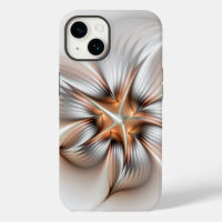 Floral Elegance Modern Abstract Fractal Art