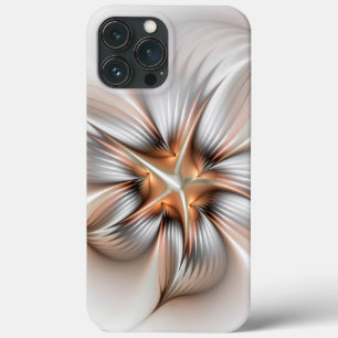 Floral Elegance Modern Abstract Fractal Art iPhone 13 Pro Max Hoesje
