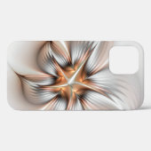 Floral Elegance Modern Abstract Fractal Art Case-Mate iPhone Case (Achterkant (horizontaal))