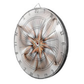 Floral Elegance Modern Abstract Fractal Art Dartbord (Voorkant Rechts)