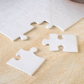 Floral Elegance Modern Abstract Fractal Art Legpuzzel (Zijkant)