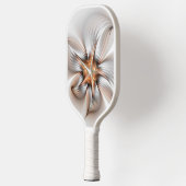 Floral Elegance Modern Abstract Fractal Art Pickleball Paddle (Links)