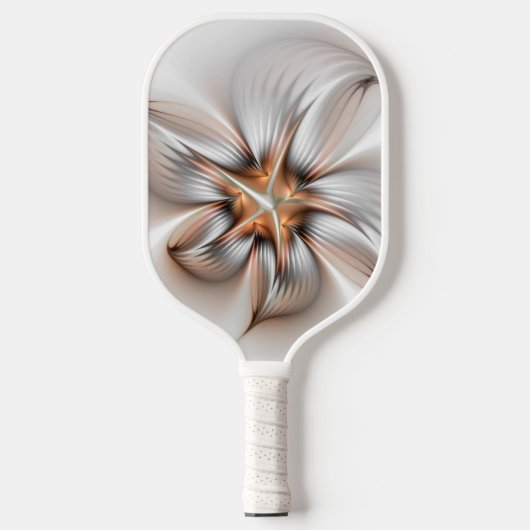 Floral Elegance Modern Abstract Fractal Art Pickleball Paddle (Voorkant)