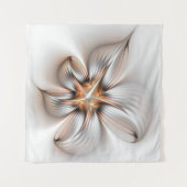 Floral Elegance Modern Abstract Fractal Art Wandkleed (Voorkant (horizontaal))