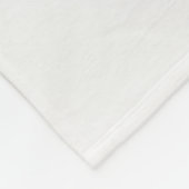 Floral Elegance Modern Abstract Violet Fractal Art Fleece Deken (Hoek)