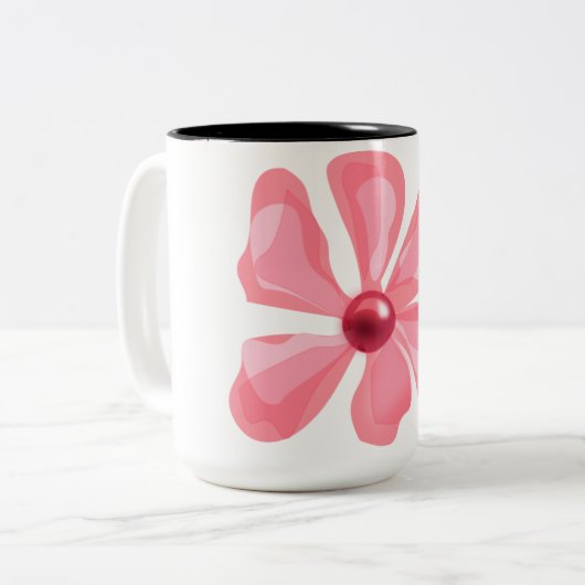 Floral Elegance Mok (Voorkant links)