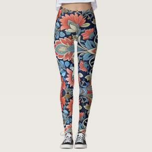 Floral Elegance patroon van Ratti_Creative_Arts Leggings