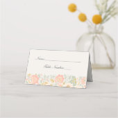 Floral Elegance Peach Sage Blush Classic Wedding (Voorkant)