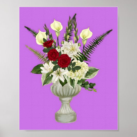 Floral Elegance Poster (Voorkant)