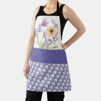 Floral Elegance Tee – Soft Pastel Blooms  Schort