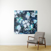 Floral Elegance Waterverf Wandkleed (In Situ (horizontaal))