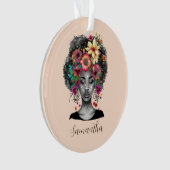 Floral Elegant Afro Femme (devant)
