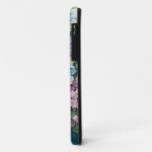 Floral Elegant Blue Hydrangeas coque iphone (Dos/Gauche)