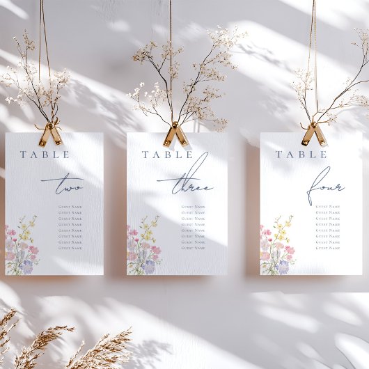 Floral Elegant Dusty Blue Script Wedding Kaart