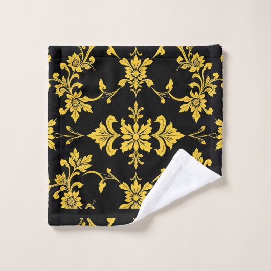 Floral Elegant Luxe Modern Collectie Bad Handdoek (Wasdoekje)