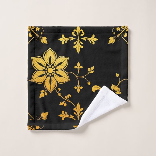 Floral Elegant Luxury Collection Populaire (Gant de toilette)