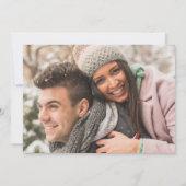 Floral Elegant Modern chique valentijnskaart Kaart (Achterkant)