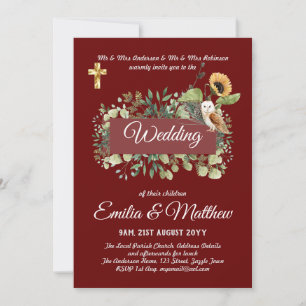Floral Elegant Modern Kaart
