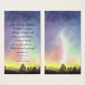 Floral Élégant Moderne Bible Religieuse (Devant & derrière)