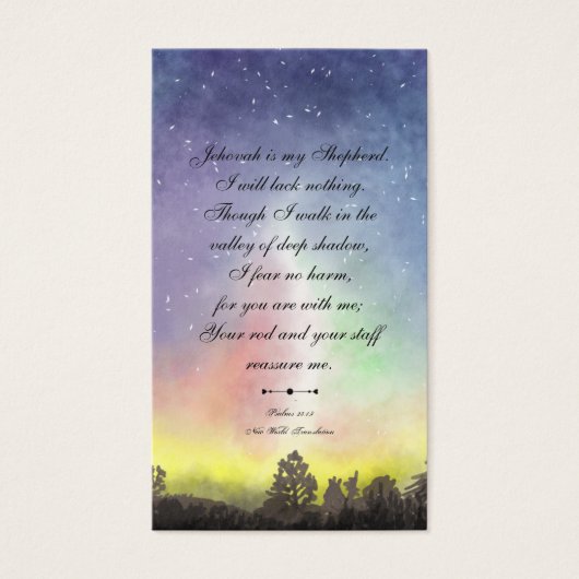 Floral Élégant Moderne Bible Religieuse (Devant)