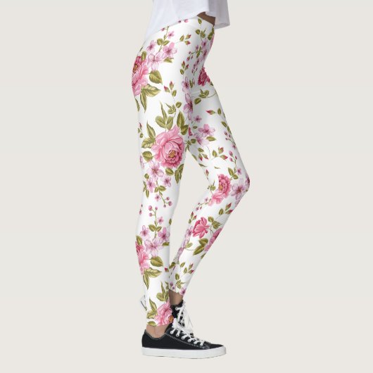 Floral Elegant ontwerp Leggings (Rechts)