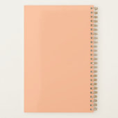 Floral Elegant Peach Colour Planner (Dos)
