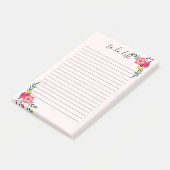 Floral élégant pour faire la note de post-it de (Incliné)