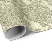 Floral Elegant Sage Green Modern Cadeaupapier (Rol Hoek)