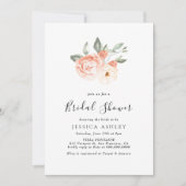 Floral Elegant Script Vrijgezellenfeest Kaart (Voorkant)