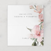 Floral Elegant Wedding Table (Buitenkant ongevouwen)