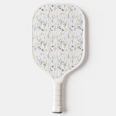 Floral Elegant Wildflowers Botanical Pattern Pickleball Paddle (Achterkant)