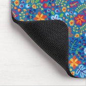 Floral Embroidery Pattern Muismat (Hoek)