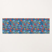 Floral Embroidery Pattern Yogamat (Voorkant (horizontaal))