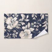 Floral en bleu (Serviette à main)
