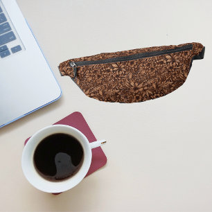 Floral en cuir à outils occidental